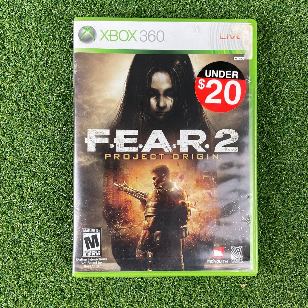 F.E.A.R. 2: Project Origin Microsoft Xbox 360 Horror Game no Manual